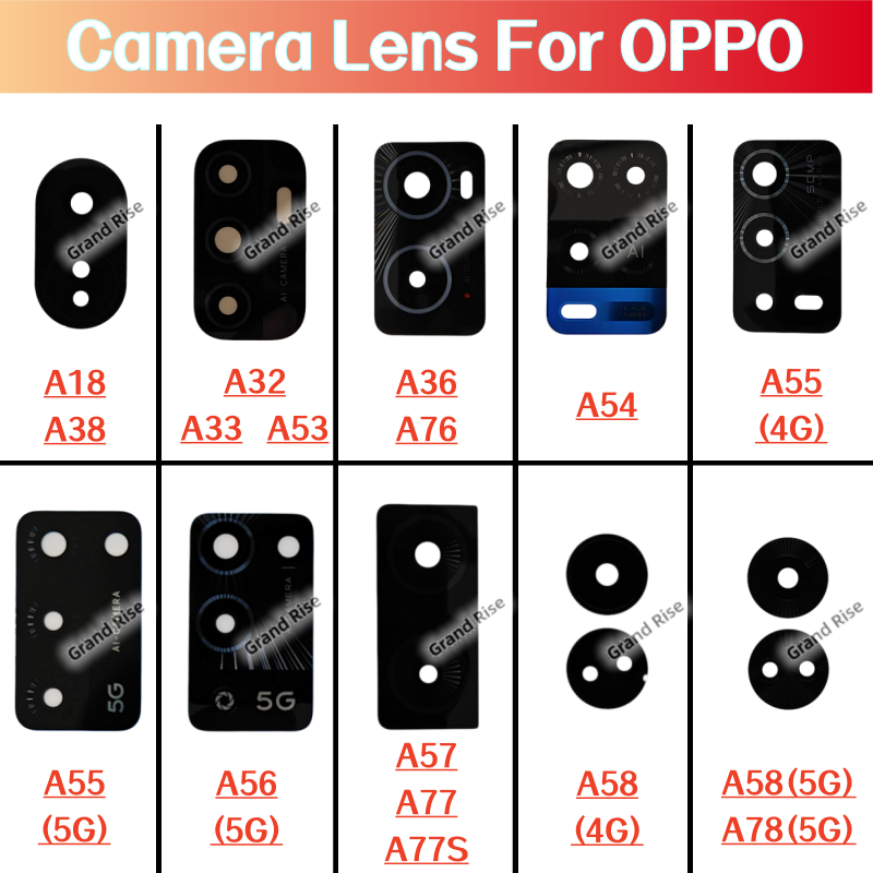 Oppo A78 - Nieuwe achtercamera glazen lens voor OPPO
