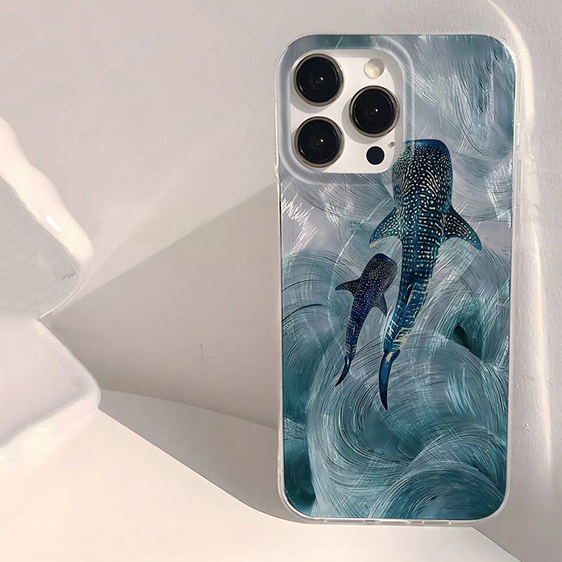 Xiaomi Redmi Note 14 - Oceaanhaai Walvis Ontwerp Telefoonhoesje voor Xiaomi