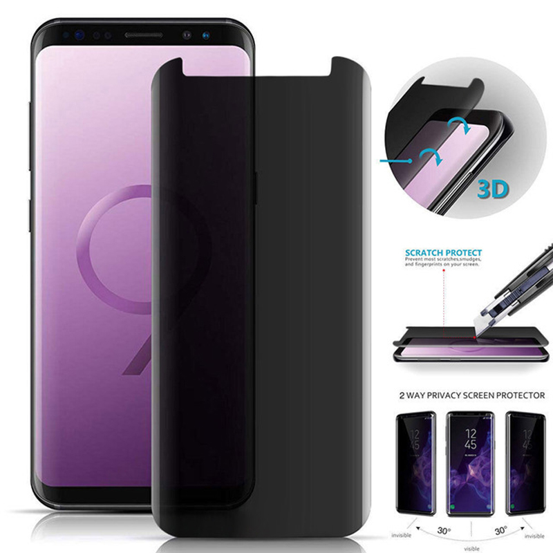 Curved Edge Screen - Case-vriendelijke privacy gehard glas voor Samsung