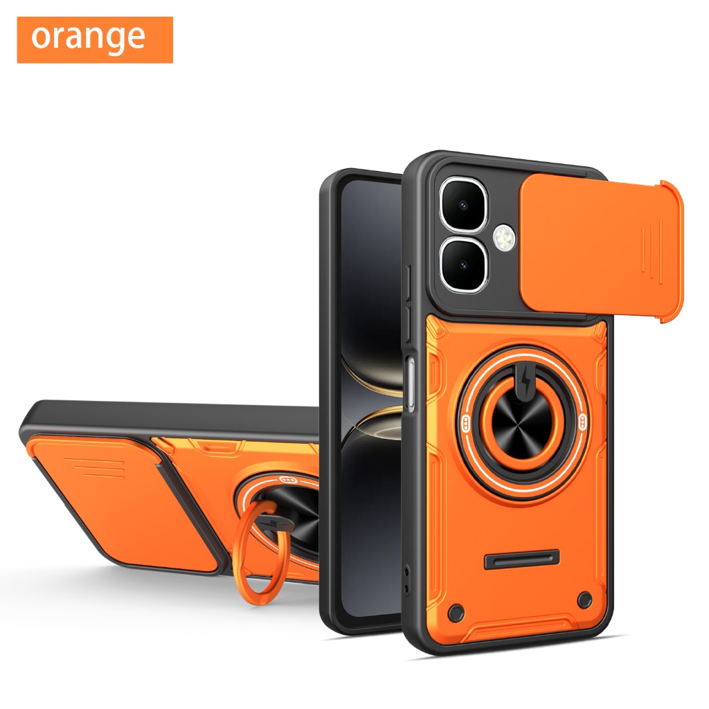 Camera Lens Protector - Schuifbare camerabeschermer 360 ° Ringhouder Stand