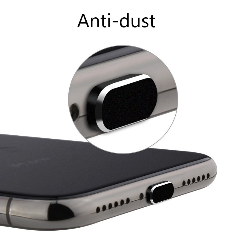 Oplaadpoort Metalen stofstoppe - Dust Removal Sticker recensie en prijs