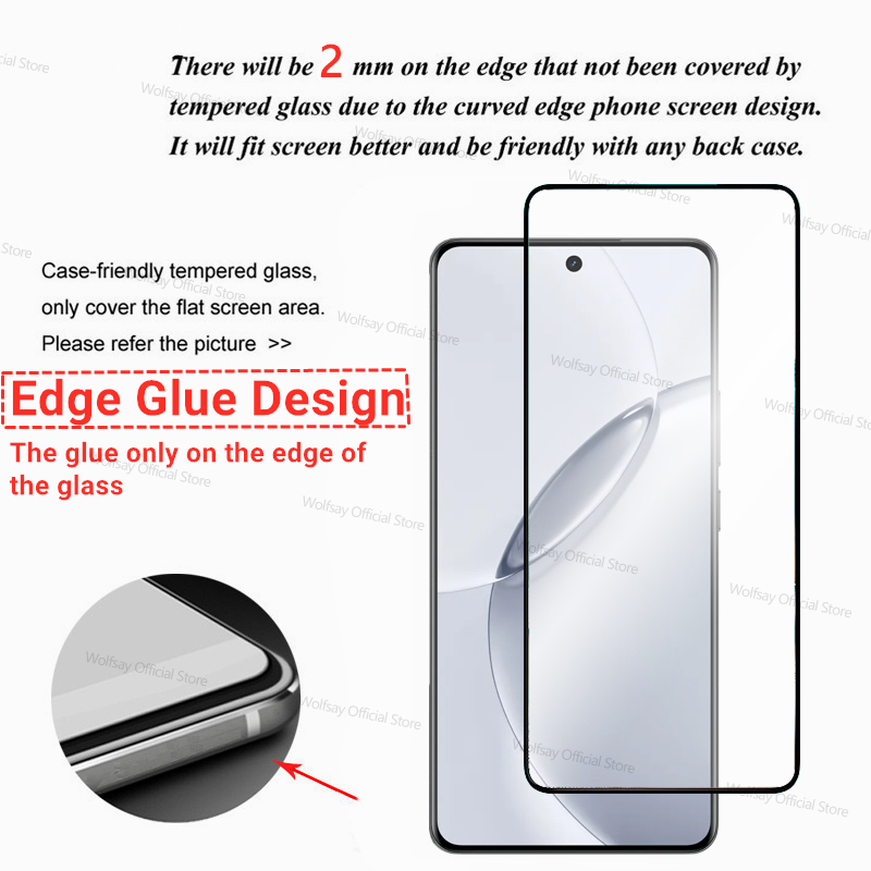 3/2/1 stuks gebogen glazen bes - Curved Edge Screen recensie en prijs