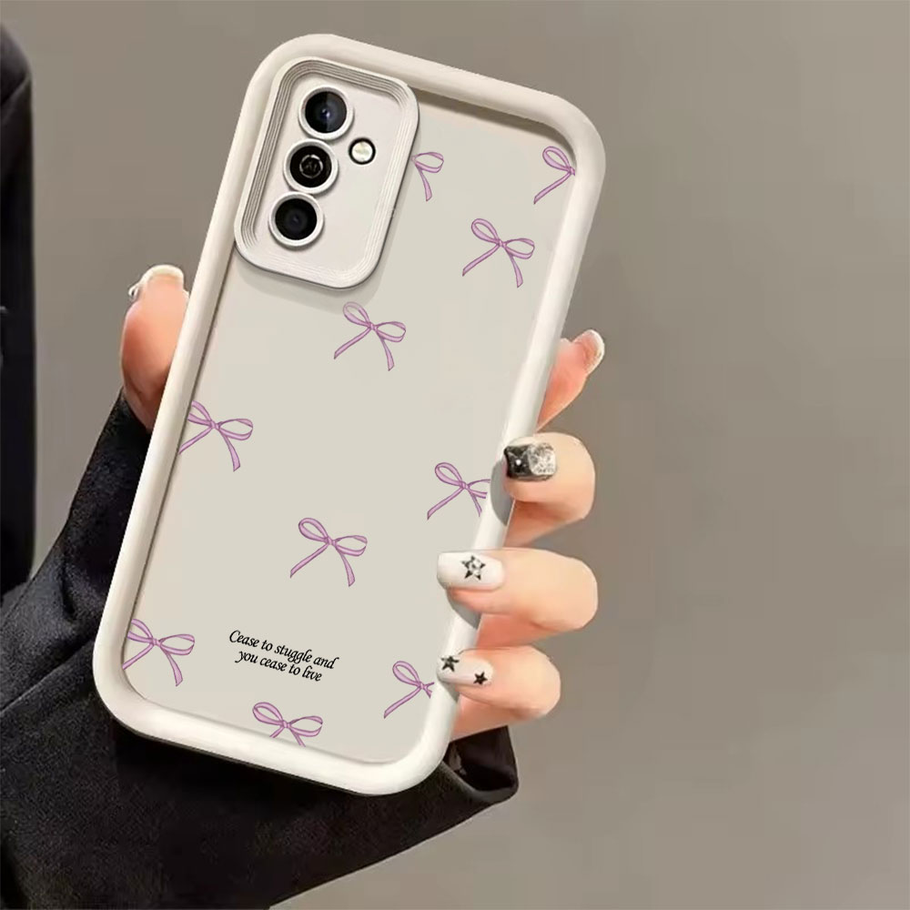 Roze strikprint zachte TPU tel - Samsung Galaxy S25 recensie en prijs