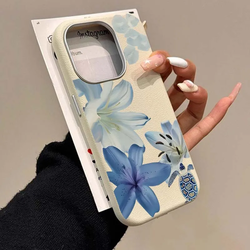 Elegante Blauwe Lelie Modepatr - Xiaomi Redmi Note 14 recensie en prijs