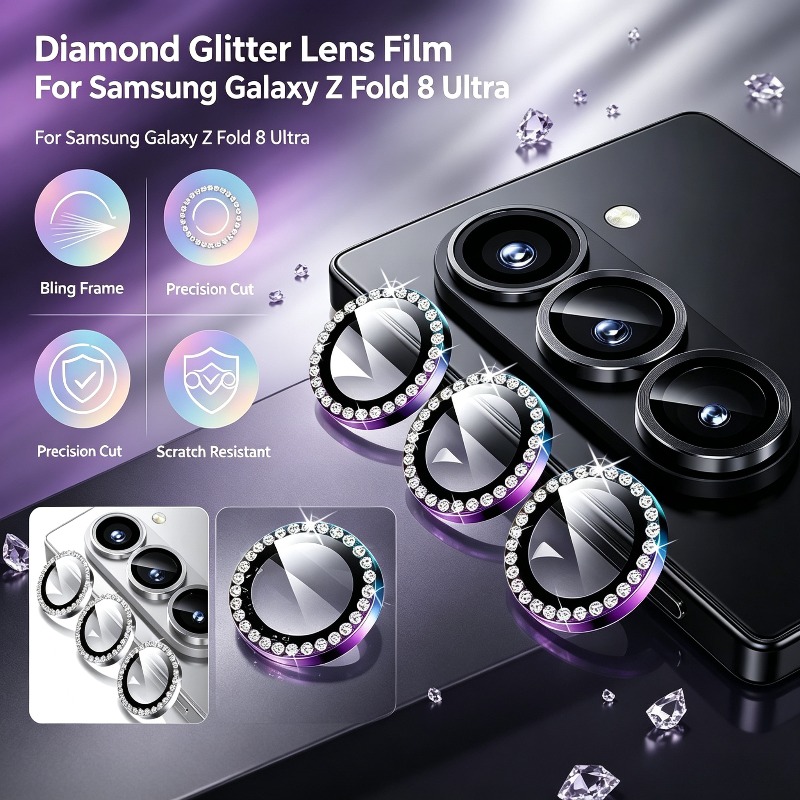 3D Rhinestone Sparkling 9H Len - Tempered Glass Screen 9H recensie en prijs